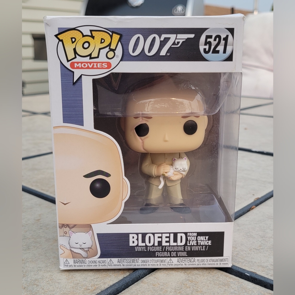 💝Funko Pop! Movies James Bond 007 Blofeld Vinyl Figure #521 NRFB